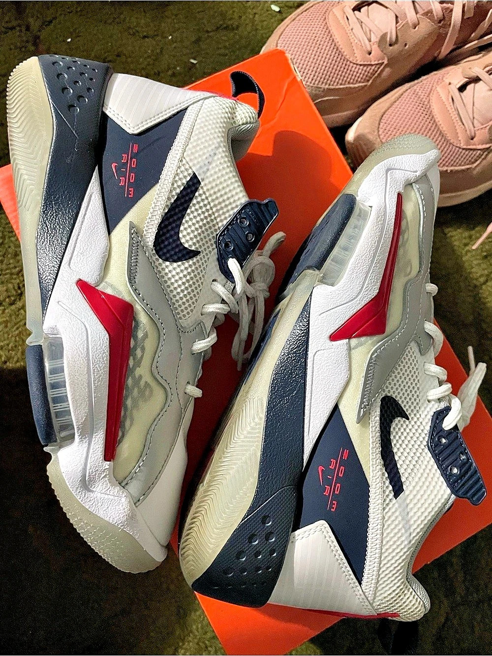 Jordan Zoom Separate PF Men's Sneakers White & Blue